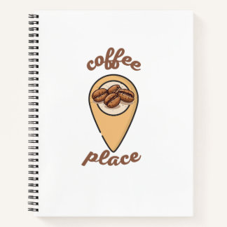Coffee Place-notitieboek Notitieboek