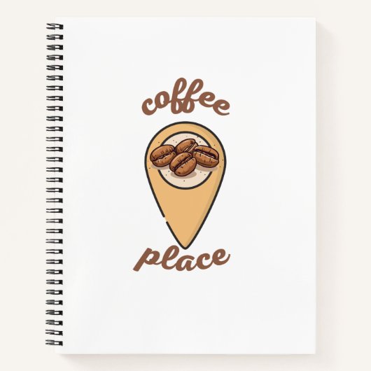 Coffee Place-notitieboek Notitieboek (Voorkant)