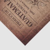 Coffee Plantation Burlap Trade Sack FD4 Decoupage Tissuepapier (Detail)