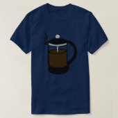 Coffee Plunger T-shirt (Design voorkant)