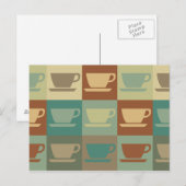 Coffee Pop Art Briefkaart (Voorkant / Achterkant)