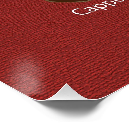 Coffee-Poster - Cappuccino versus Latte vs Mocha Perfect Poster (Hoek)