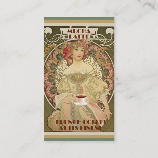 Coffee Poster Visitekaartje (Achterkant)