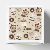 Coffee Pot and Cup Homemade Cake Bedankdoosjes (Bovenkant)