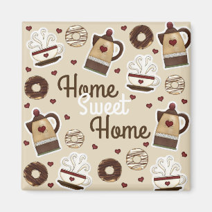 Coffee Pot and Cup Magneet