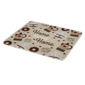 Coffee Pot and Cup Snijplank (Hoek)