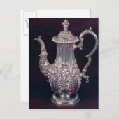 Coffee-pot door John Watson, Sheffield, 1818 Briefkaart (Voorkant / Achterkant)
