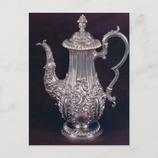 Coffee-pot door John Watson, Sheffield, 1818 Briefkaart (Voorkant)