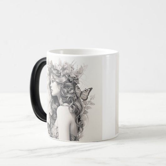 Coffee Pot Head - Coffee Funny Coffee Combo Mok (Voorkant links)
