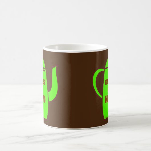 COFFEE POT HEAD grappig cadeauidee Koffiemok (Center)