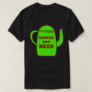 COFFEE POT HEAD grappig cadeauidee T-shirt