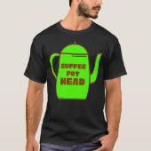 COFFEE POT HEAD grappig cadeauidee T-shirt (Voorkant)