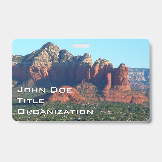 Coffee Pot Rock I in Sedona Arizona Badge (Voorzijde)