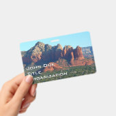 Coffee Pot Rock I in Sedona Arizona Badge (Handheld)