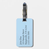 Coffee Pot Rock I in Sedona Arizona Bagagelabel (Achterkant verticaal)