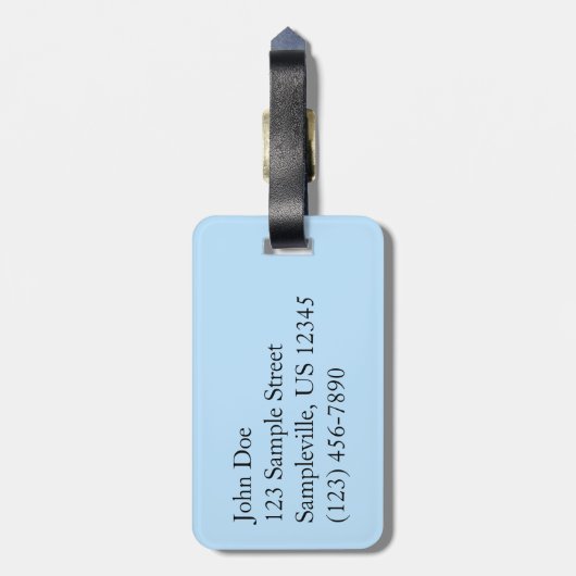 Coffee Pot Rock I in Sedona Arizona Bagagelabel (Achterkant verticaal)