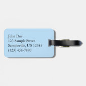 Coffee Pot Rock I in Sedona Arizona Bagagelabel (Achterkant horizontaal)