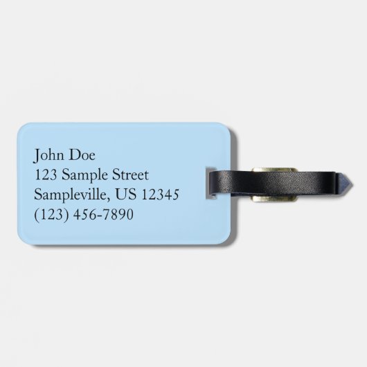 Coffee Pot Rock I in Sedona Arizona Bagagelabel (Achterkant horizontaal)