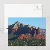 Coffee Pot Rock I in Sedona Arizona Briefkaart (Voorkant / Achterkant)