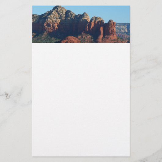 Coffee Pot Rock I in Sedona Arizona Briefpapier (Voorkant)