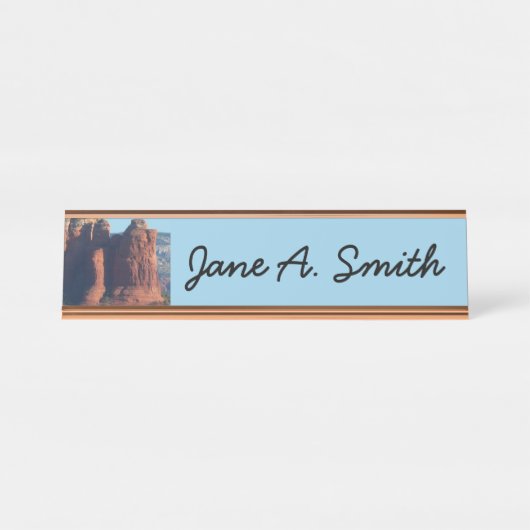 Coffee Pot Rock I in Sedona Arizona Bureau Naambordje (Voorkant)