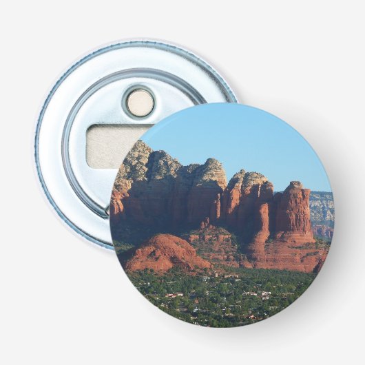 Coffee Pot Rock I in Sedona Arizona Button Flesopener (Voorkant)