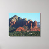 Coffee Pot Rock I in Sedona Arizona Canvas Afdruk (Voorkant)