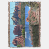 Coffee Pot Rock I in Sedona Arizona Deken (Voorkant Verticaal)