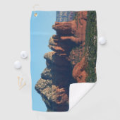 Coffee Pot Rock I in Sedona Arizona Golfhanddoek (Insitu)