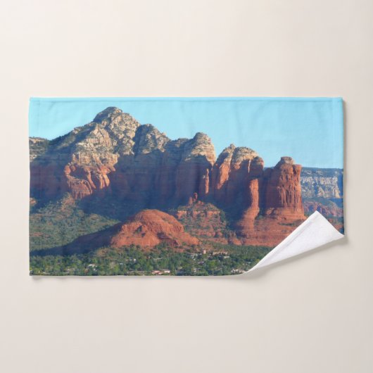 Coffee Pot Rock I in Sedona Arizona Handdoek (Handdoek)