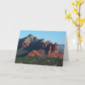 Coffee Pot Rock I in Sedona Arizona Kaart (Gele Bloem)