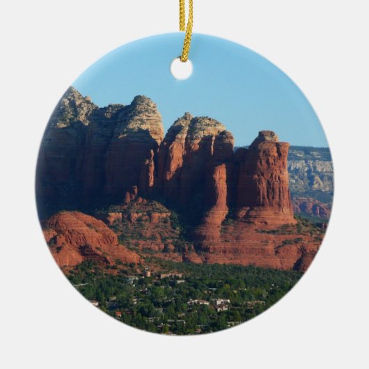 Coffee Pot Rock I in Sedona Arizona Keramisch Ornament (Voorkant)