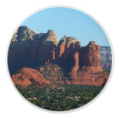 Coffee Pot Rock I in Sedona Arizona Keramische Knop (Voorkant)