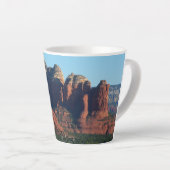 Coffee Pot Rock I in Sedona Arizona Latte Mok (Rechterhoek)