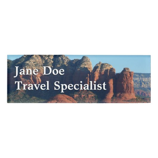 Coffee Pot Rock I in Sedona Arizona Naambadge (Voorkant)
