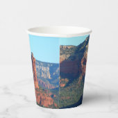 Coffee Pot Rock I in Sedona Arizona Papieren Bekers (Rechts)