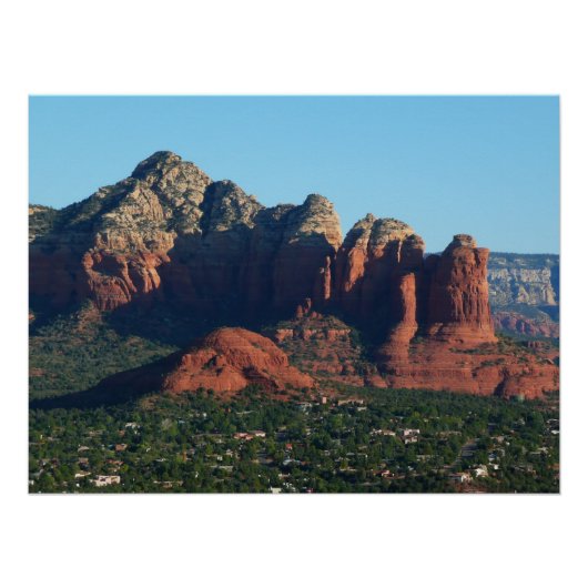 Coffee Pot Rock I in Sedona Arizona Poster (Voorkant)