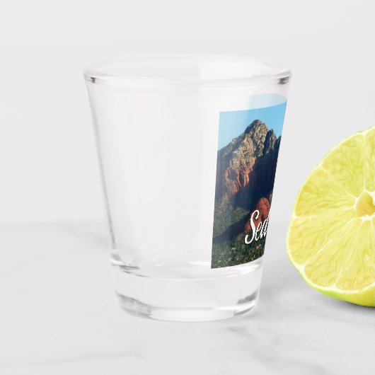 Coffee Pot Rock I in Sedona Arizona Shot Glas (Links)