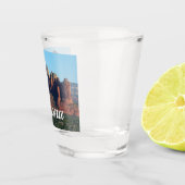 Coffee Pot Rock I in Sedona Arizona Shot Glas (Rechts)