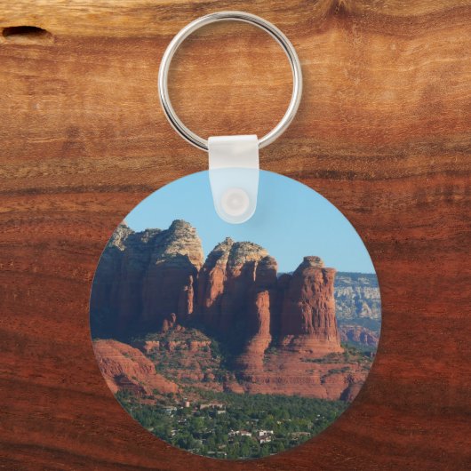 Coffee Pot Rock I in Sedona Arizona Sleutelhanger (Voorkant)