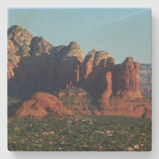 Coffee Pot Rock I in Sedona Arizona Stenen Onderzetter (Voorkant)