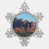 Coffee Pot Rock I in Sedona Arizona Tin Sneeuwvlok Ornament (Voorkant)
