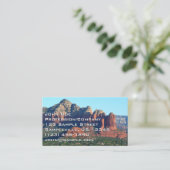 Coffee Pot Rock I in Sedona Arizona Visitekaartje (Staand voorkant)