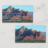 Coffee Pot Rock I in Sedona Arizona Visitekaartje (Voorkant / Achterkant)