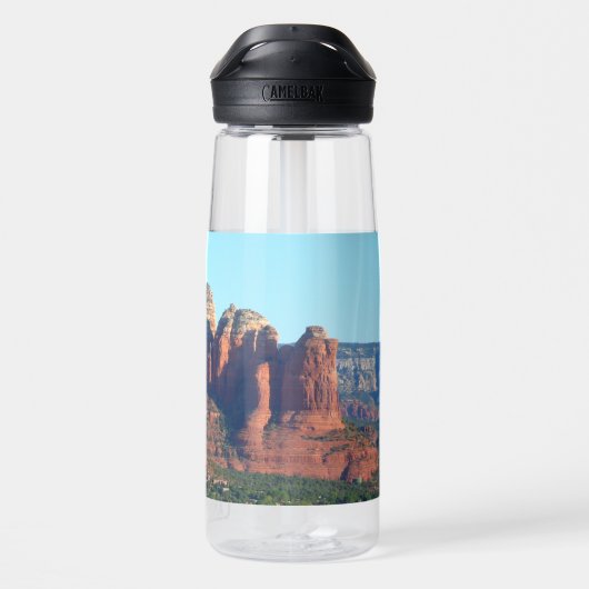 Coffee Pot Rock I in Sedona Arizona Waterfles (Achterkant)