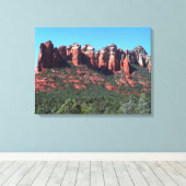 Coffee Pot Rock II in Sedona Arizona Canvas Afdruk (Insitu (Houten vloer))