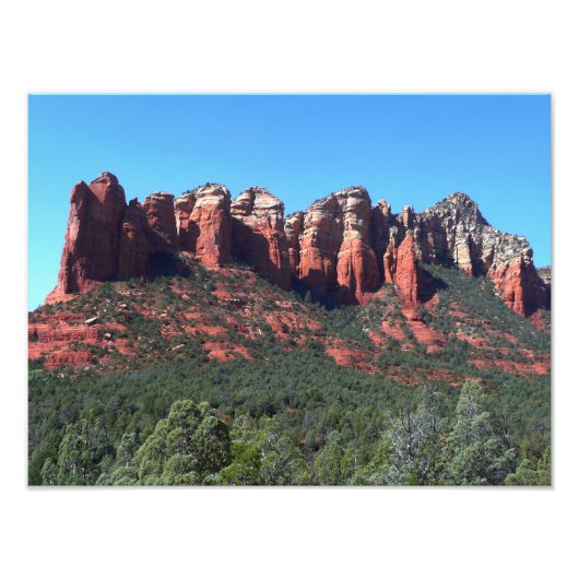 Coffee Pot Rock II in Sedona Arizona Foto Afdruk (Voorkant)