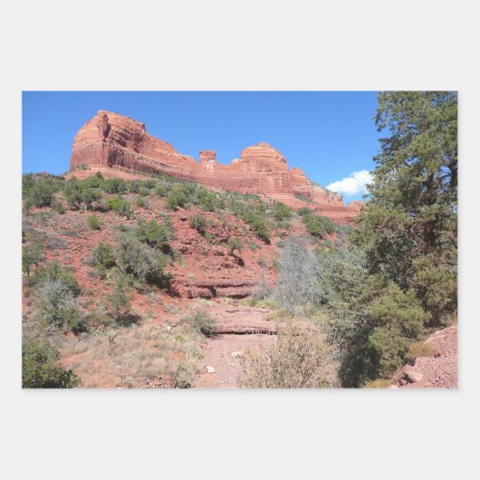 Coffee Pot Rock II in Sedona Arizona Inpakpapier Vel (Voorkant 2)