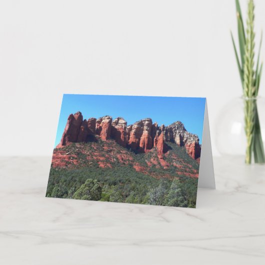 Coffee Pot Rock II in Sedona Arizona Kaart (Voorkant)