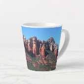 Coffee Pot Rock II in Sedona Arizona Latte Mok (Rechterhoek)